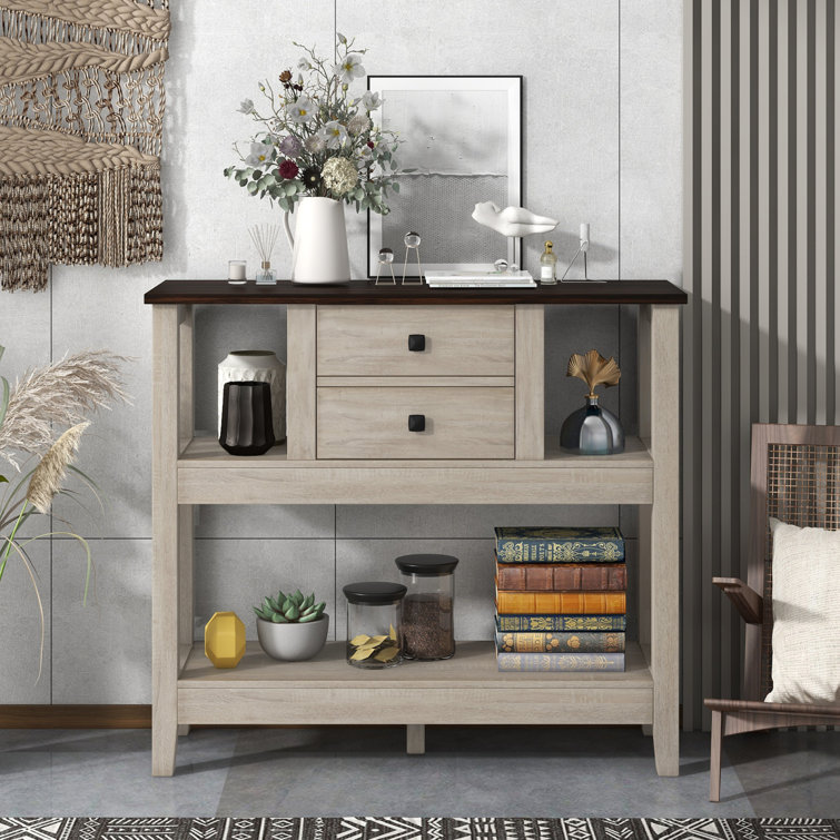 Gray buffet table discount